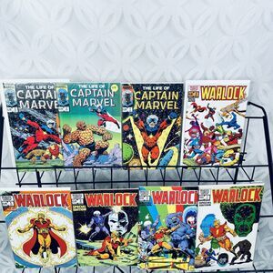 Warlock Special Edition 1-3 5-6 & Life Death Captain Marvel 1-3 Lot Key Reprint‎